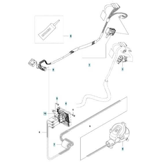 Electrical (1) for Husqvarna 536LiRX Battery Brushcutter