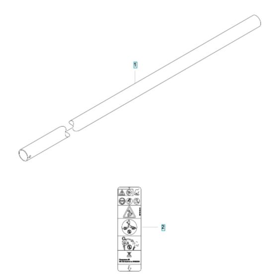 Tube for Husqvarna 536LiRX Battery Brushcutter