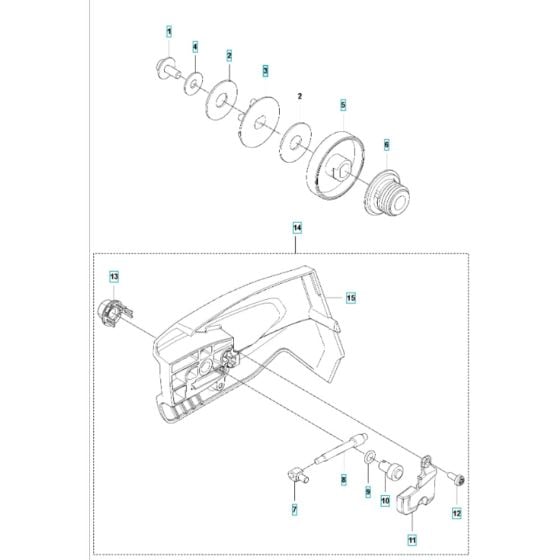 Clutch for Husqvarna 540i XP Battery Chainsaw