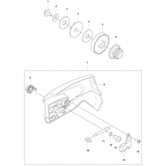 Clutch Assembly for Husqvarna 540i XP G Chainsaw