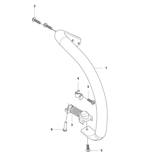 Handle Assembly for Husqvarna 540XP Mark III Chainsaw