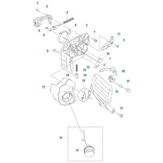 Chain Brake for Husqvarna 542i XP Battery Chainsaw