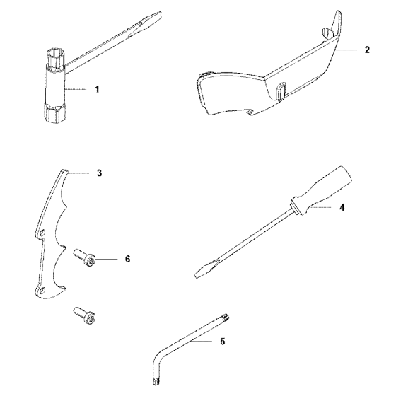 Accessories Assembly For Husqvarna 543XPG Chainsaw 