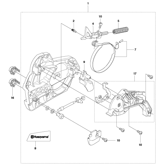 Product Complete Assembly For Husqvarna 545 Triobrake Chainsaw 