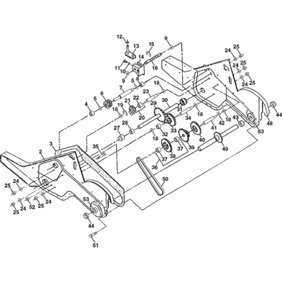 Transmission Assembly for Husqvarna 550CRTT Cultivator/Tiller