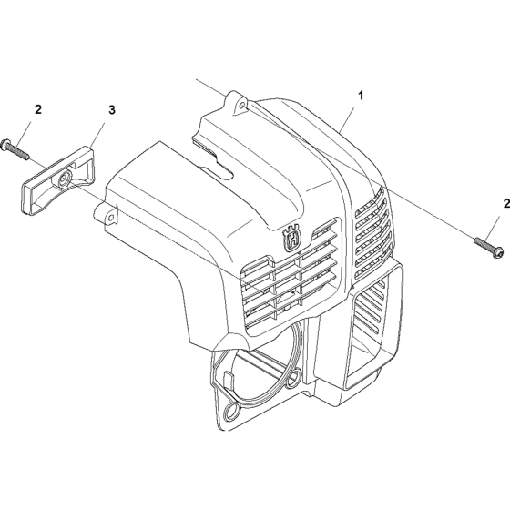 Cylinder Cover Assembly for Husqvarna 560BFS Leaf Blower