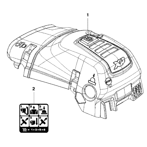 Cylinder Cover Assembly For Husqvarna 562XP-XPG Chainsaw 