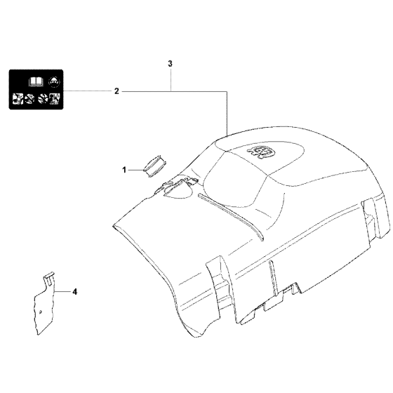 Cylinder Cover Assembly For Husqvarna 570II Chainsaw 