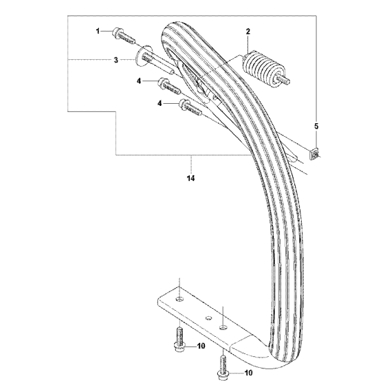 Handle Assembly For Husqvarna 570II Chainsaw 