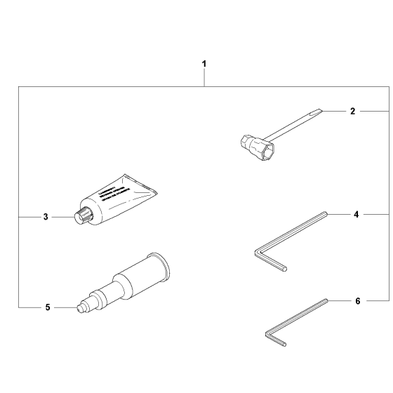 Accessories Assembly For Husqvarna 570II Chainsaw 