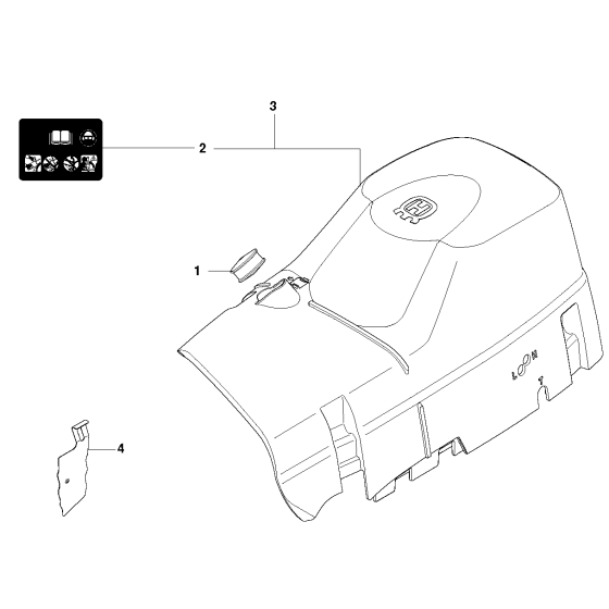 Cylinder Cover-1 Assembly For Husqvarna 576XP Chainsaw 