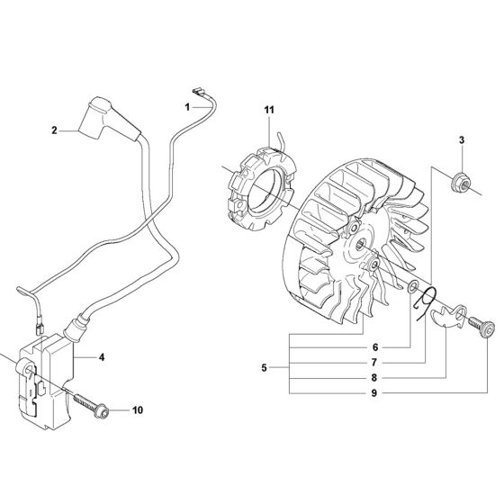 Ignition Assembly for Husqvarna 576XP AutoTune Chainsaw