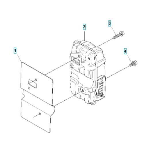 Muffler Assembly for Husqvarna 580BFS Mark II Blower