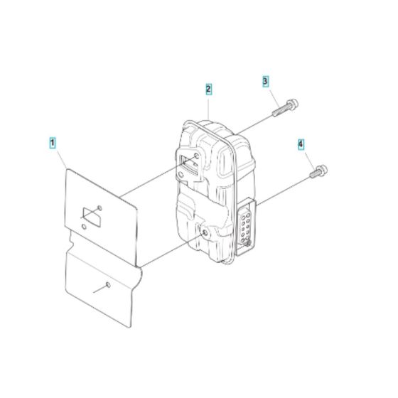 Muffler Assembly for Husqvarna 580BFS Mark III Blower