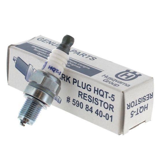 Spark Plug HQT-5 Resistor for Husqvarna Handheld Machines - 590 84 40-01