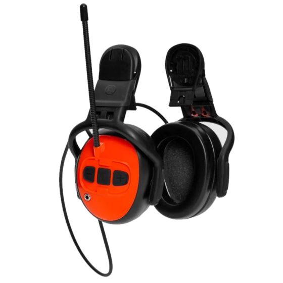 Husqvarna Hearing Protectors with FM Radio - Helmet Set - 578274904