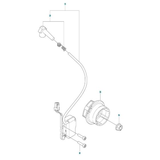 Ignition Assembly for Husqvarna 590BFS Blower