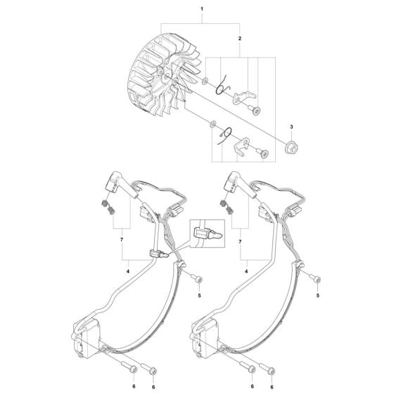 Ignition System for Husqvarna 592 XP Chainsaw