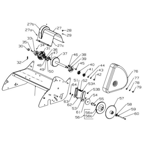 Clutch Assembly for Masport 600 (2014) Mower