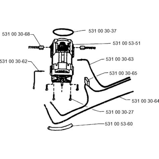 Motor  for Husqvarna 600 H Trimmer/ Edgers