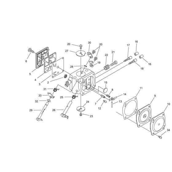 Carburettor for Shindaiwa 600SX Chainsaw