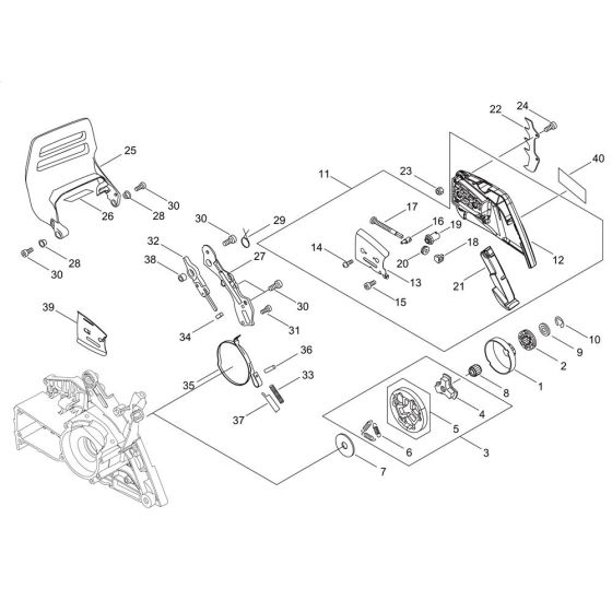 Chain Brake for Shindaiwa 601SX Chainsaw