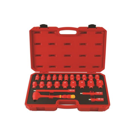 Insulated Socket Set 1/2"D 24pc