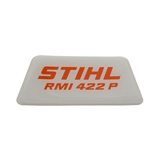 Model Plate for Stihl RMI422.1 P, RMI422.2 P Robotic Mowers  - OEM No. 6301 967 1500