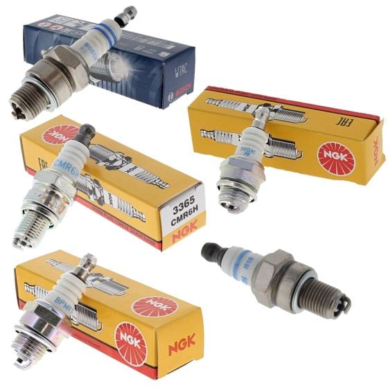 Popular 2-Stroke Spark Plug Kit - 50 Spark Plugs (10 of Each)