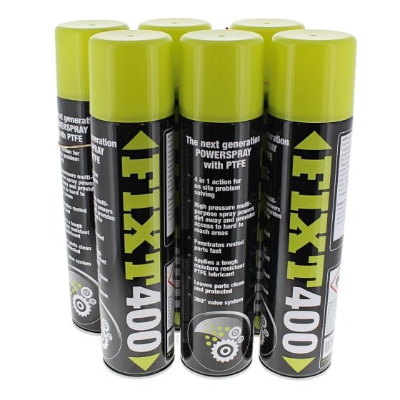 FIXT400 Maintenance Spray Aerosol 400ml - Pack of 6