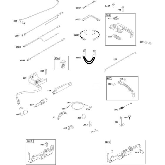 Armature Assembly for Briggs and Stratton Model No. 104M02-0083-F1 Vertical Shaft Engine