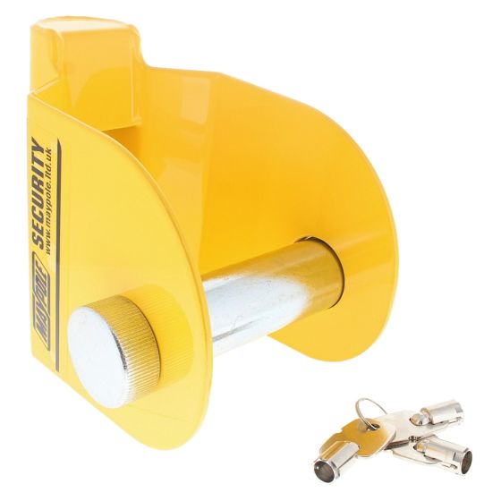 Security Hitchlock for ALKO Hitches - Immobilises hitch prevents tow-away