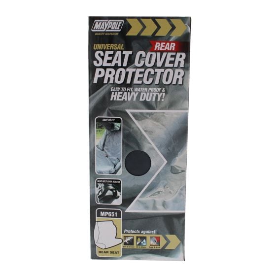 Universal Nylon Rear Double Seat Cover For Cars