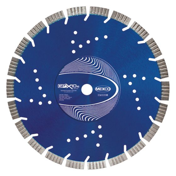 Mexco 300mm Concrete X10 Grade (15mm Diamond Blade Segment Height)