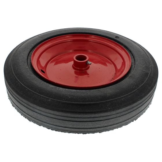 Solid Rubber Mixer Wheel - 14" Dia x 1" Bore Fits Belle Premier XT