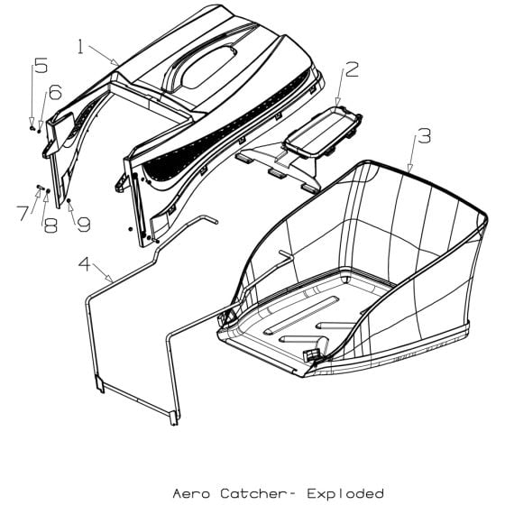 21" Catcher Assembly for Masport 800AL SPV 2012 Feb Mower