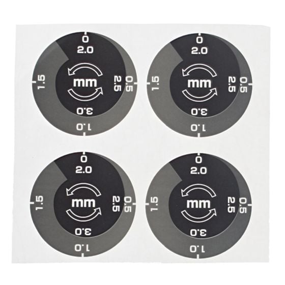 Scale Label for Makita 2012NB Planer - OEM No. 816358-5