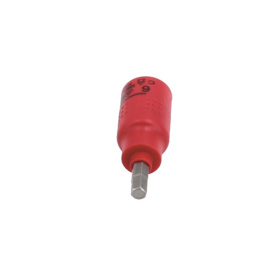 Insulated Hex Socket Bit 6mm 3/8"D