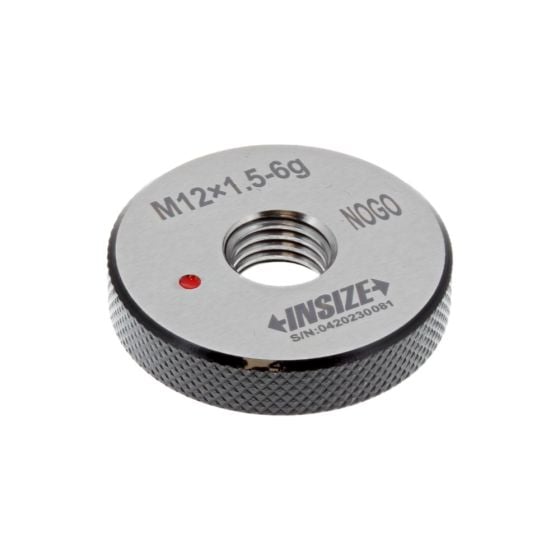 M12 x 1.5 Metric Fine No-Go Ring Gauge 6g - 4129 Series