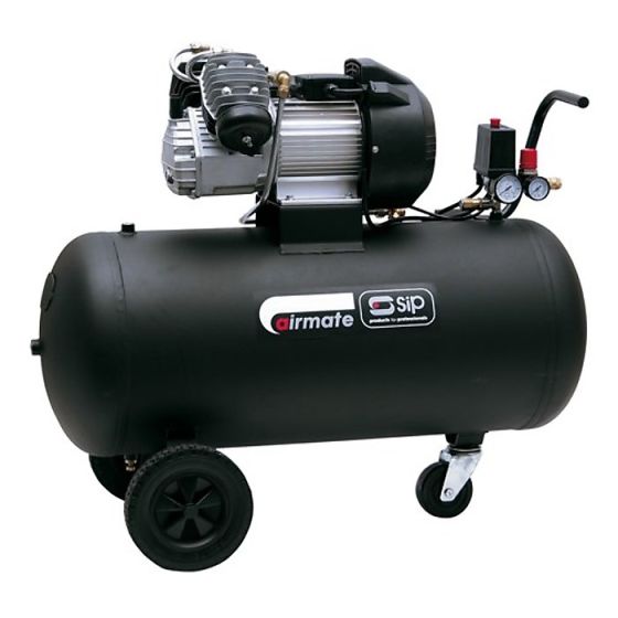 Compressor Oil-lubricated 3hp Direct-Drive 100ltr Air Tank 9.5CFM Airflow