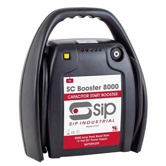 SIP SC 8000 Capacitor Booster 12V H/D 8000A Boost Peak/1400A Cranking Rate