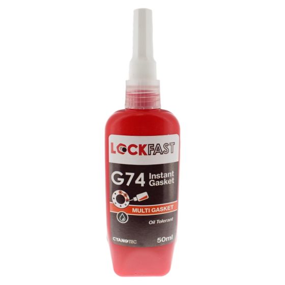 G74 Orange Multipurpose Instant Gasket Maker - 50ml - Replaces Loctite 574