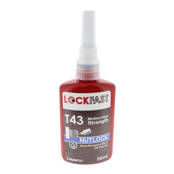 T43 (Replaces Loctite 243) Retaining Compound - 50ml