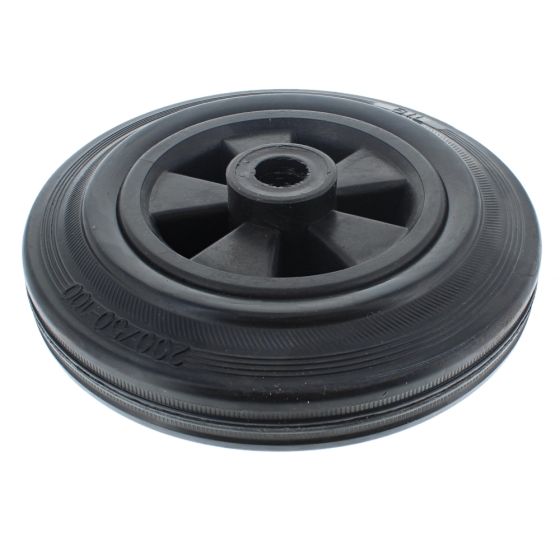 8" Rubber Castor Wheel Only w/ Roller Bearing Centres