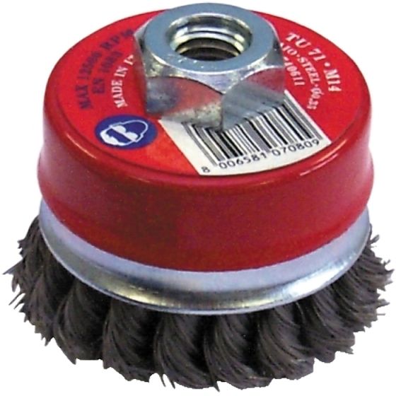 3" Twist Knot Cup Brush - M10 Hole - 891 115