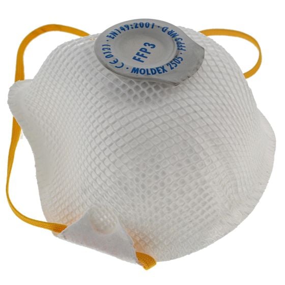 Disposable Respiratory Dust Mask FFP3S With Vertex Valve (EACH)