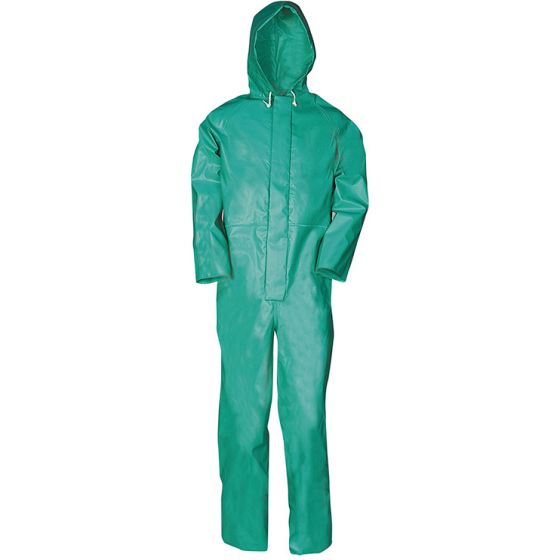 Sioen Chemtex Coverall Industrial & Chemical use Wind/Waterproof Green