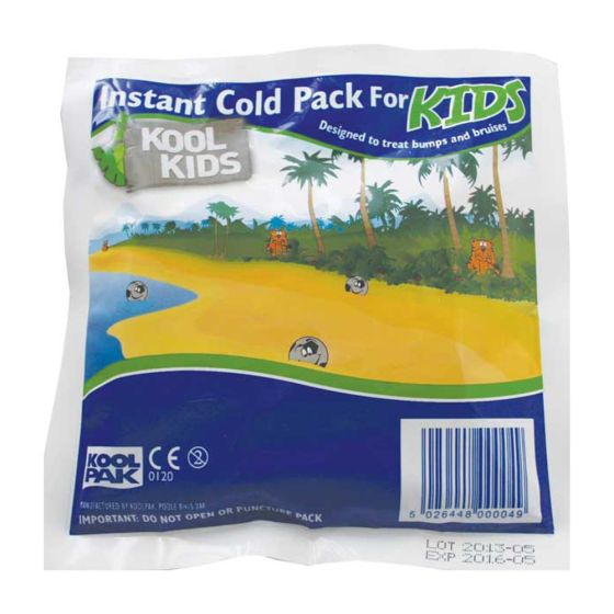 Kool Pak Kids Instant Ice Pack Single Use White