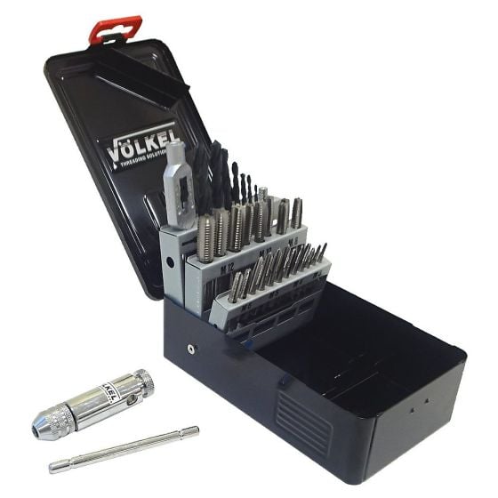 Volkel M3-M12 Tap & Drill Set - 49513