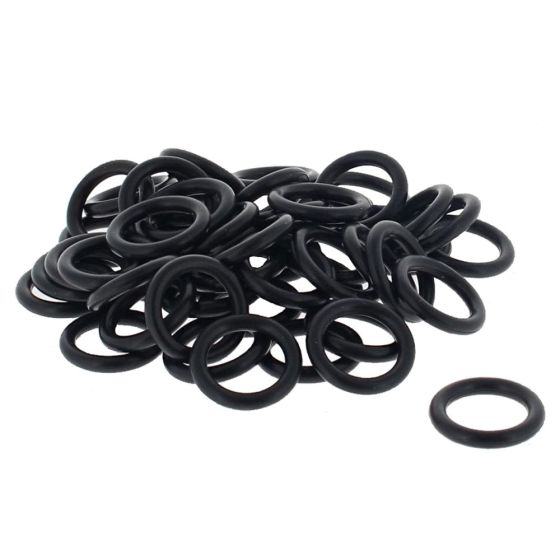 Metric Rubber O Rings, I.D 16mm, Thickness 2.5mm. Pack of 50